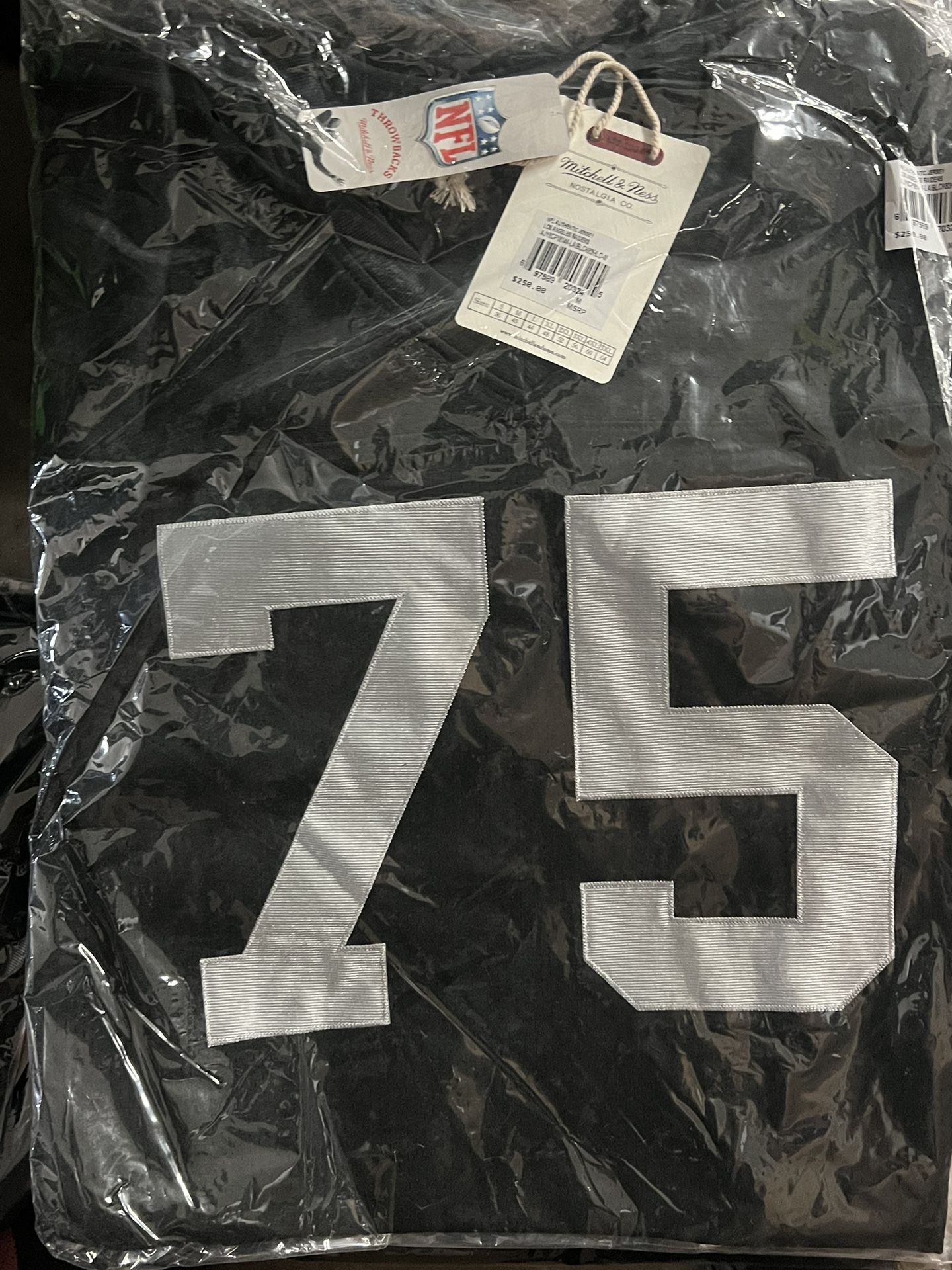 Mitchell&Ness Nostalgia Co. NFL Authentic Jersey Los Angeles Raiders (Size M) Sports & Outdoors