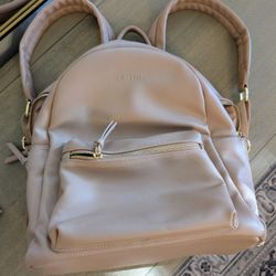 Faux Leather Diaper Backpack