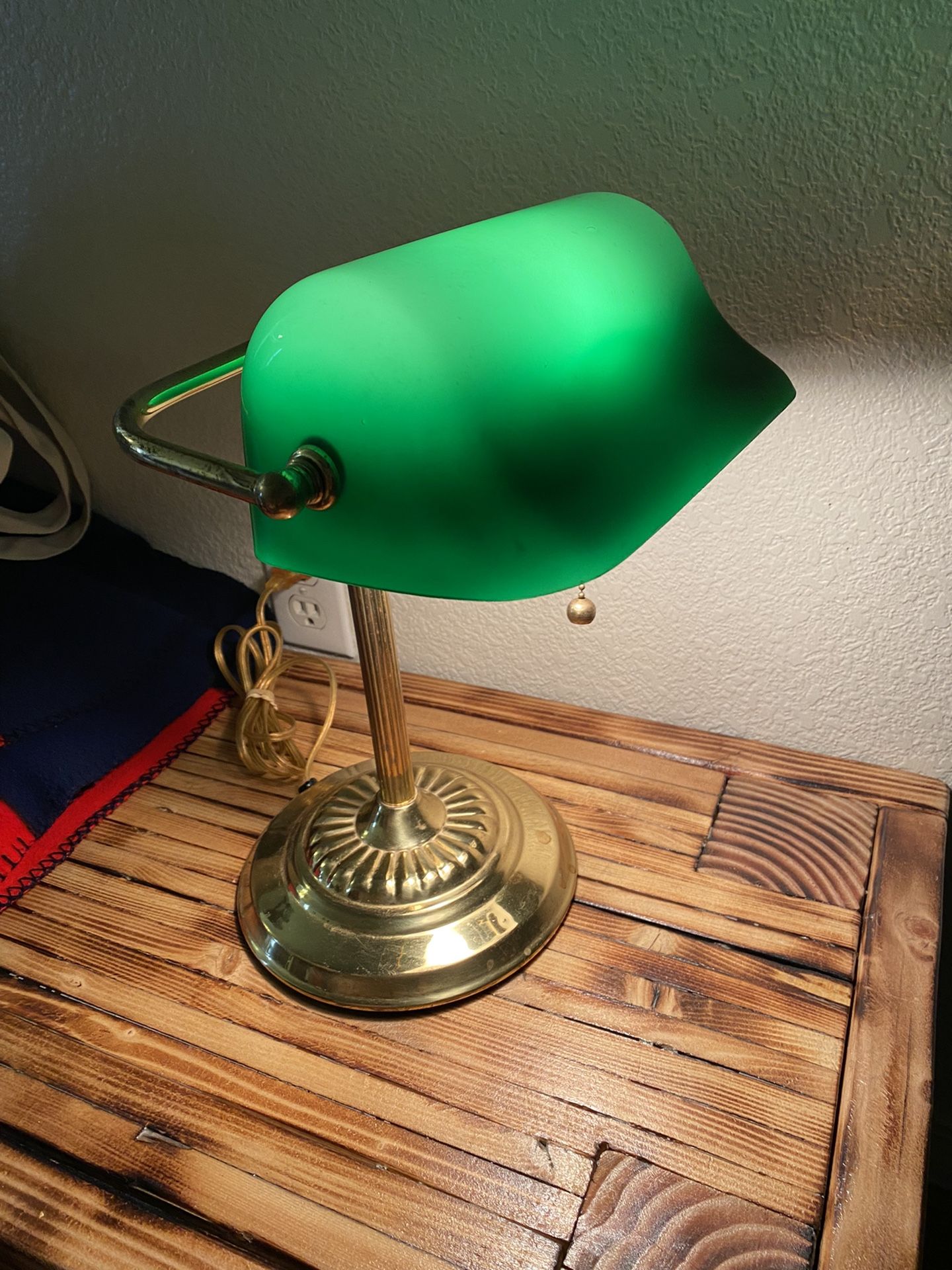 Vintage Green lamp