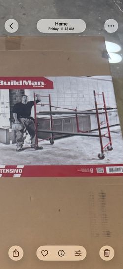 Metal tech buildman rolling scaffolding