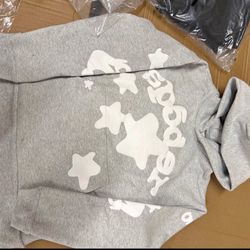 Grey Spider Hoodies 