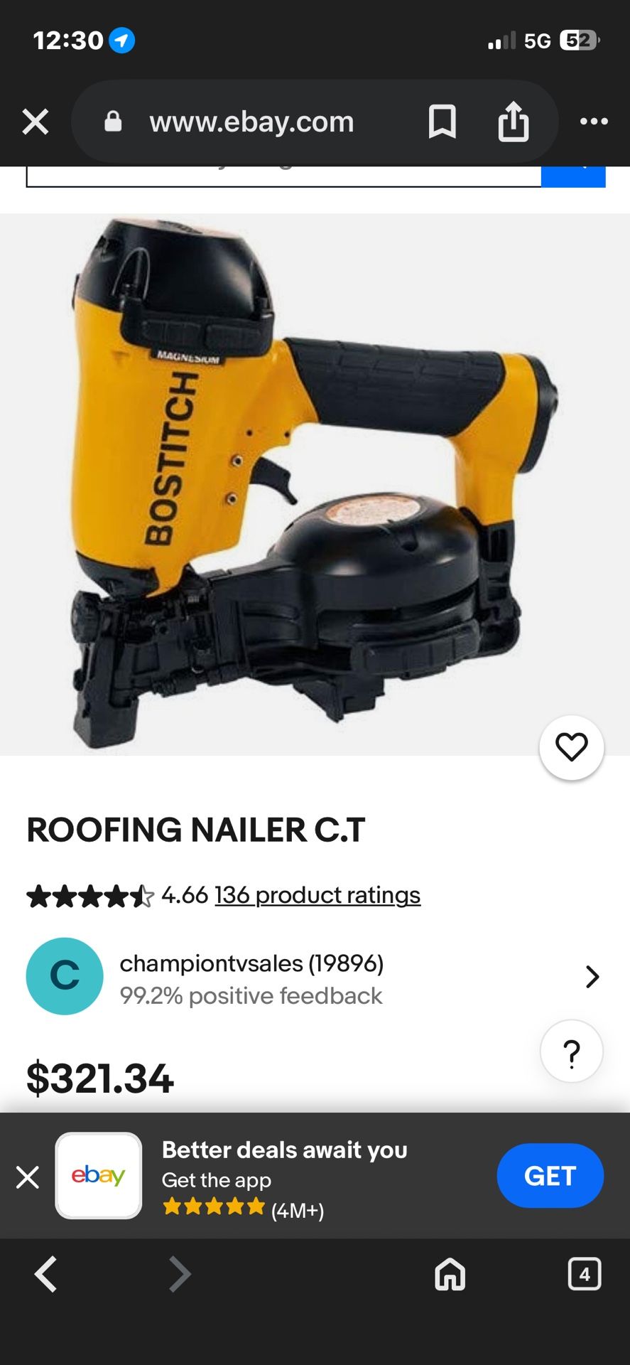 Bostic Roofing Nailer