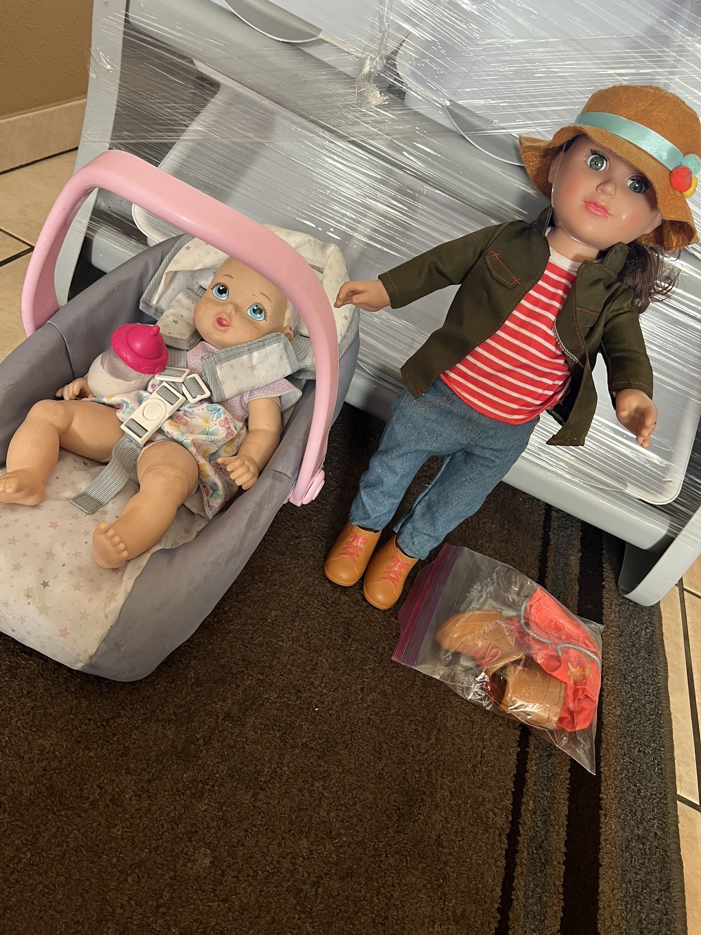 Toy Bundle Baby And American Girl Doll
