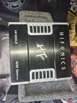 Hipfonics 400 watt rms amp