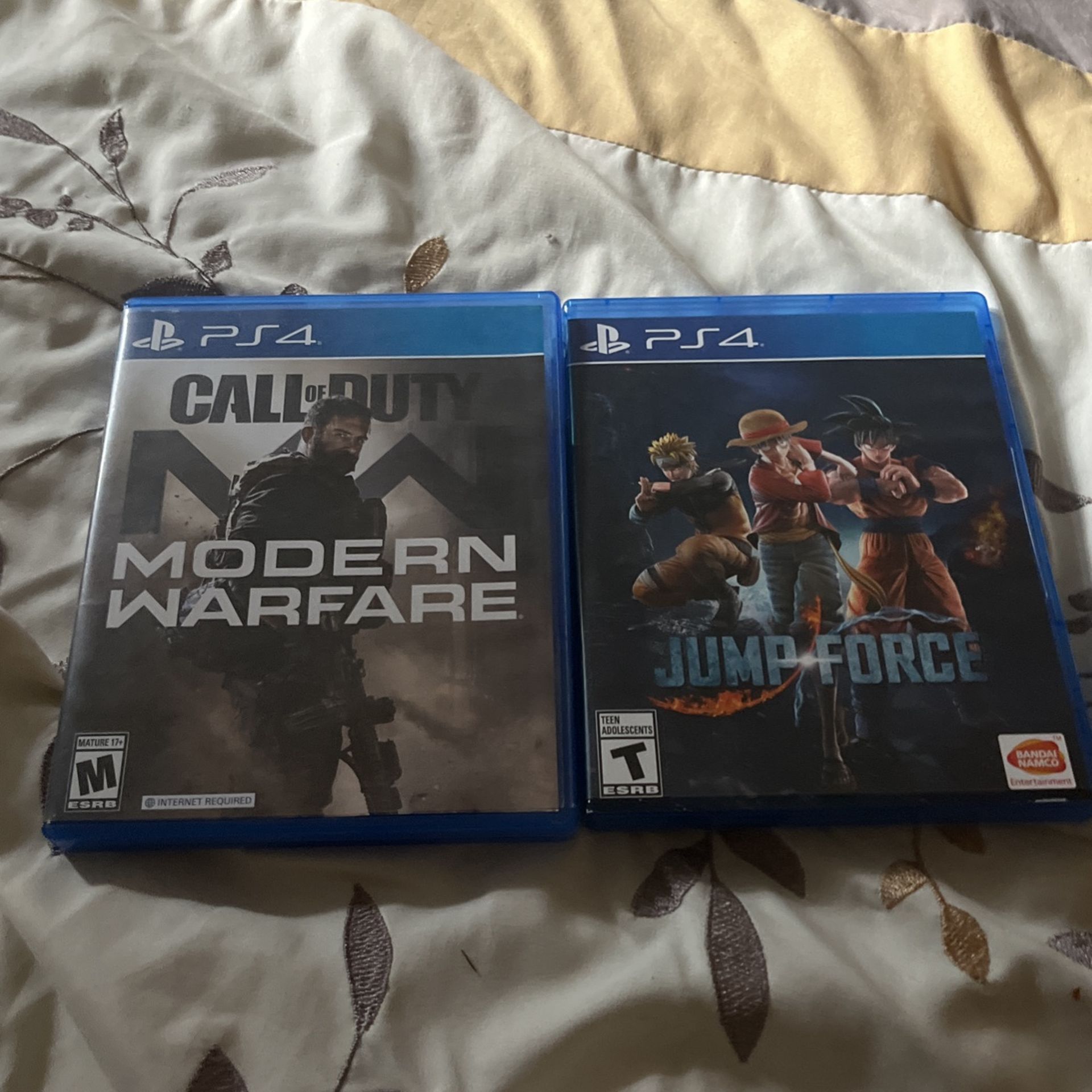 Jump Force And COD 2019 Modern Warfare