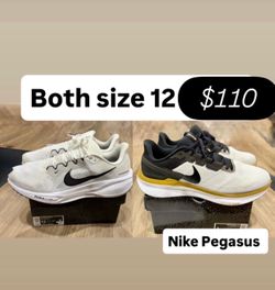 Nike Pegasus both size 12 men