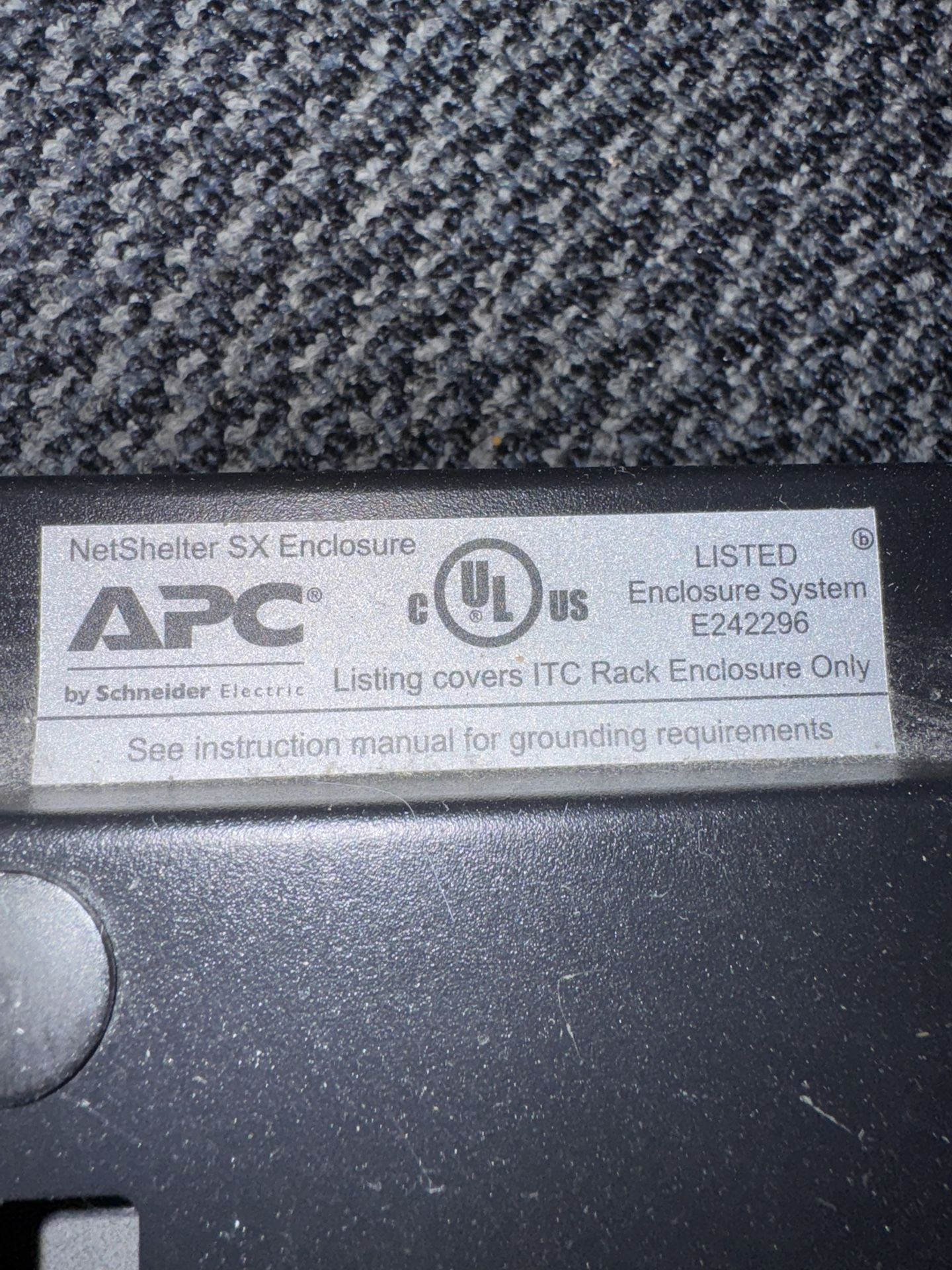 APC E242296 NetShelter SX 42U Server Rack Enclosure Cabinet