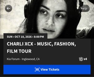 Charli xcx tickets 10/18