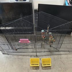 Complete Cage for Small Birds 