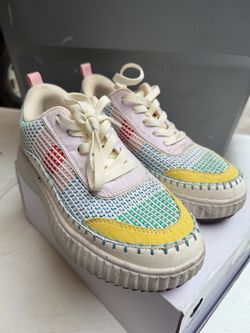 Women’s Dream Pairs Multicolor Platform Sneakers size 8