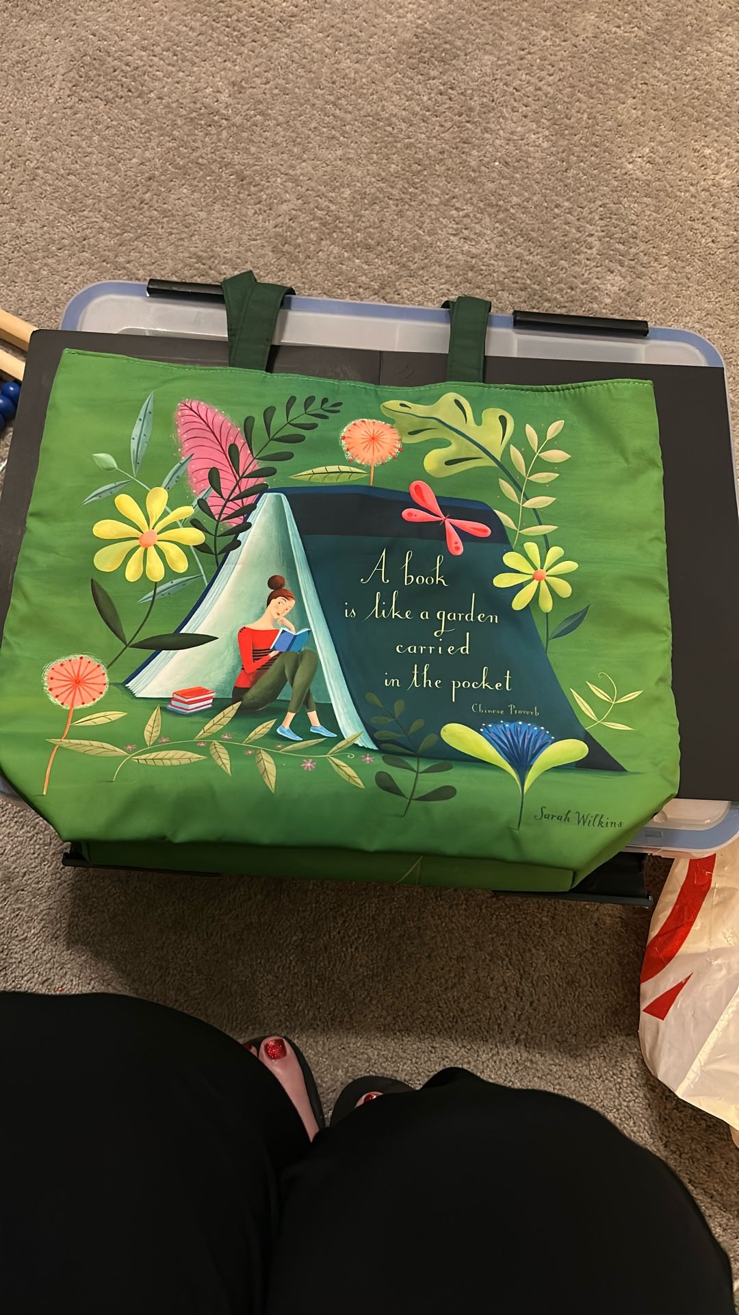 Book Tote Bag