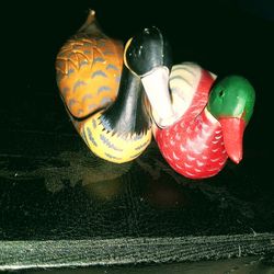 Vintage Ceramic Hand Painted Mallard Duck Couple