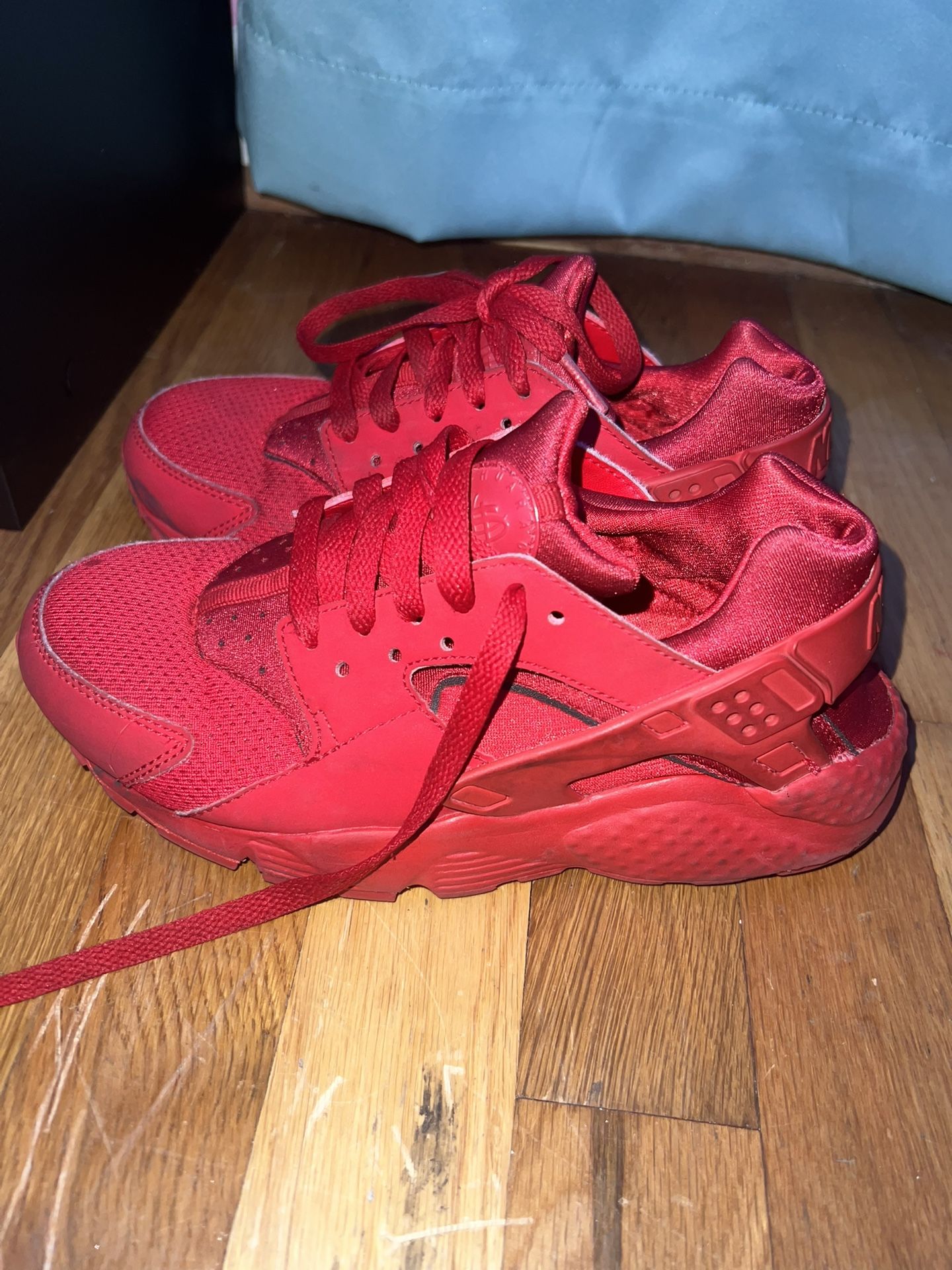Red Nike Hurricane Shoes