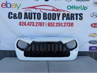 JEEP GLADIATOR WRANGLER JT RUBICON -2018 2019 2020 2021 2022 2023 Front bumper grille grill used