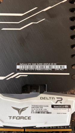 1660 Super/Tforce 8gb ram single stick