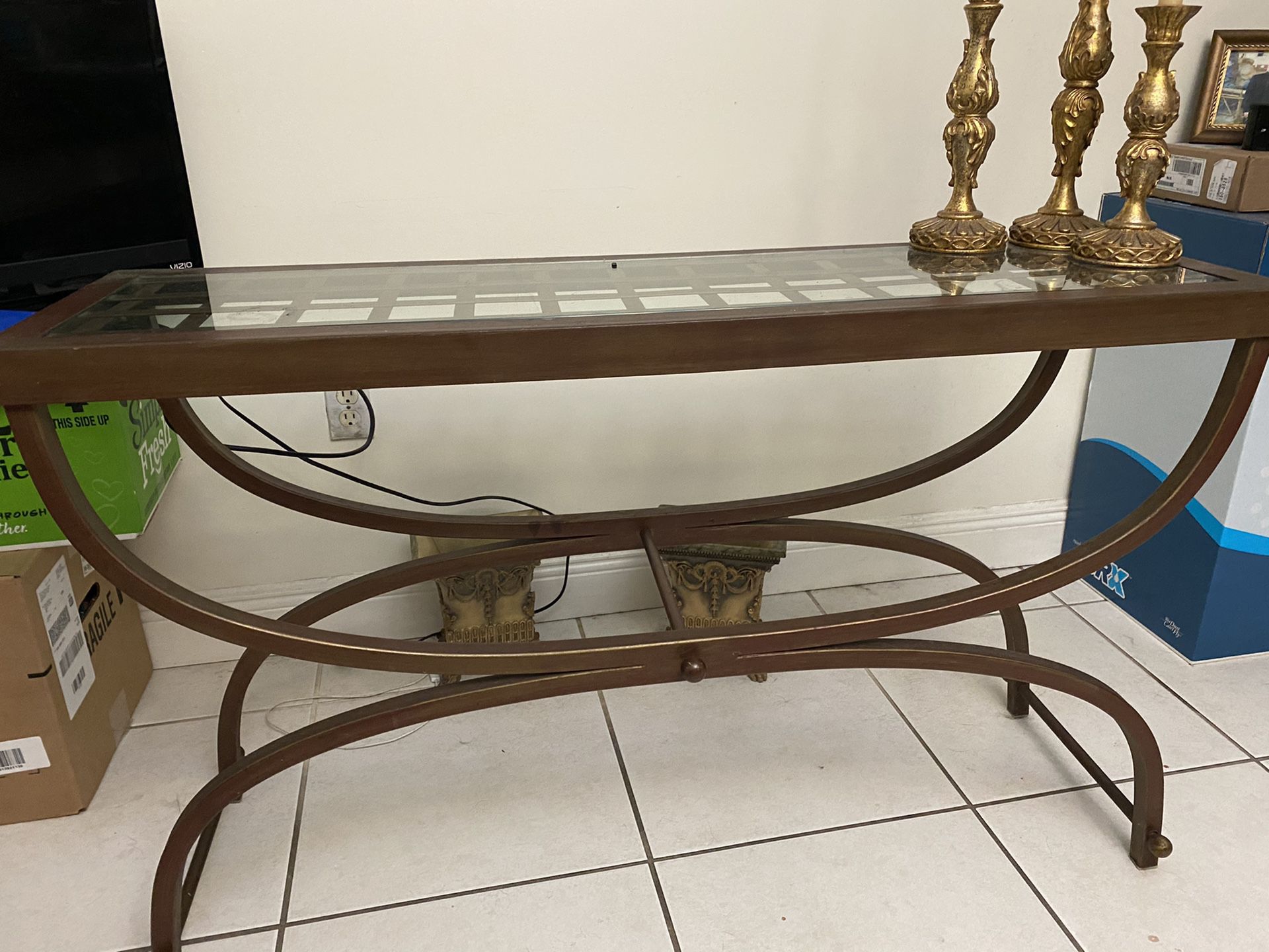Coffe table and console table set