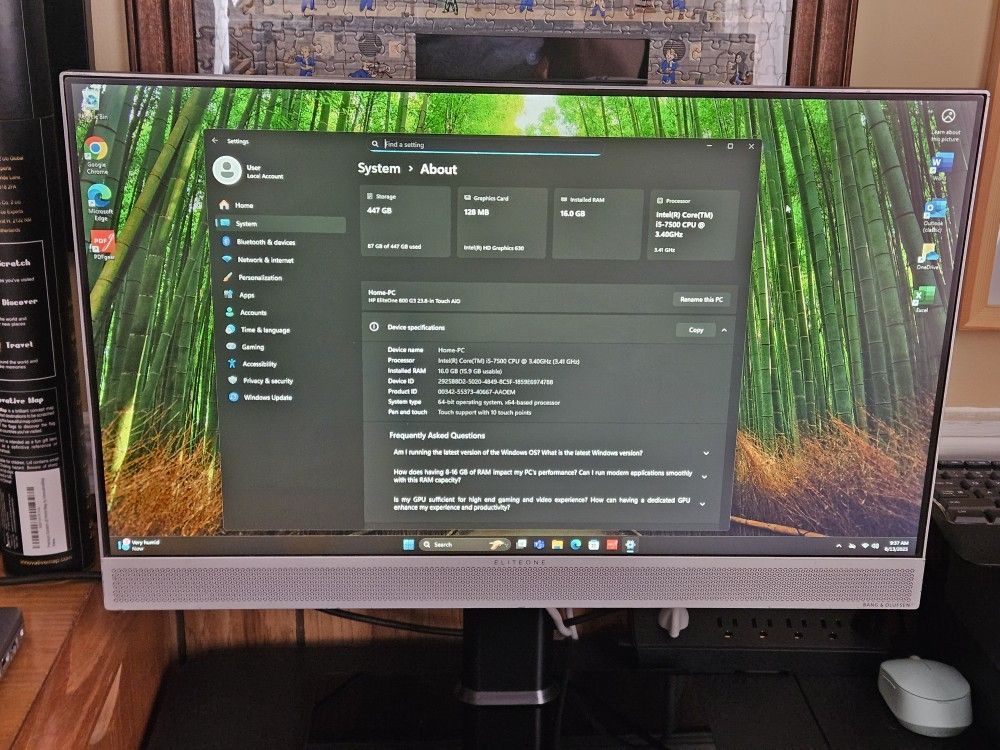 Hp ELITEONE G3 23.8-IN TOUCH AIO PC