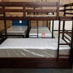 Twin Bunk Bed With Storage Drawers