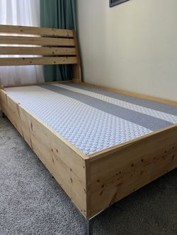 Wooden bed
