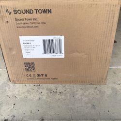 Sound Town 60w 2zone Commercial Power Amplifier W/bluetooth