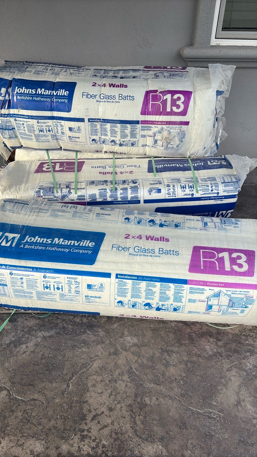 6 Bags R13 Insulation  $55 Each 