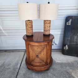 Very Nice Tommy Bahama End Table