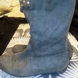 Girls Suede Boots