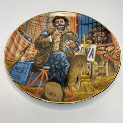 Emmett Kelly Collector Plate The Greatest Clowns of the Circus R Weaver 1982 8"