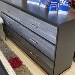 DRESSER BLACK AND GREY