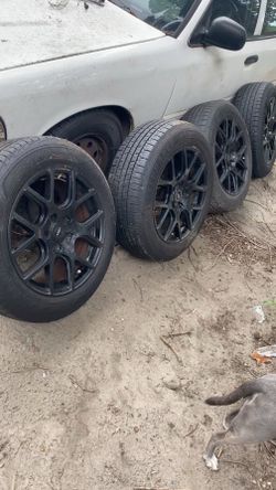 18” Black Voxx Wheels & Goodyear Tires – Set of 4