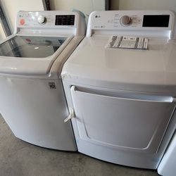 New LG Top Load Washer And Electric 220volt Dryer Set 