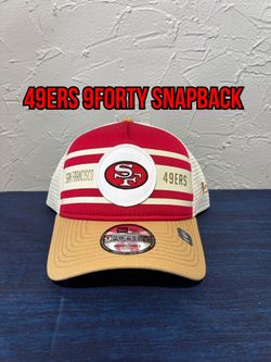 NFL new era San Francisco 49ers trucker 9forty a frame SnapBack hat