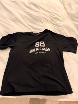 Balenciaga Oversized Logo T-Shirt – Black