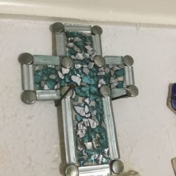 Mosaic Cracked Glass Walll Art Handmade