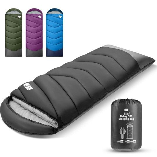 Sleeping Bag- New- Black