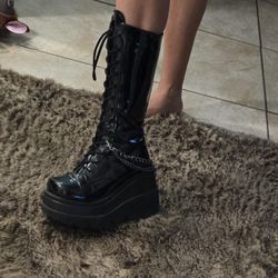 Demonia Platform  Boots Size 9