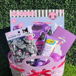 Girls Kuromi EASTER GIFT Basket (Delivery Available) 🛻🔥