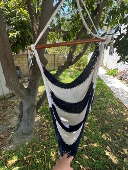 New Navy Blue and White Hammock