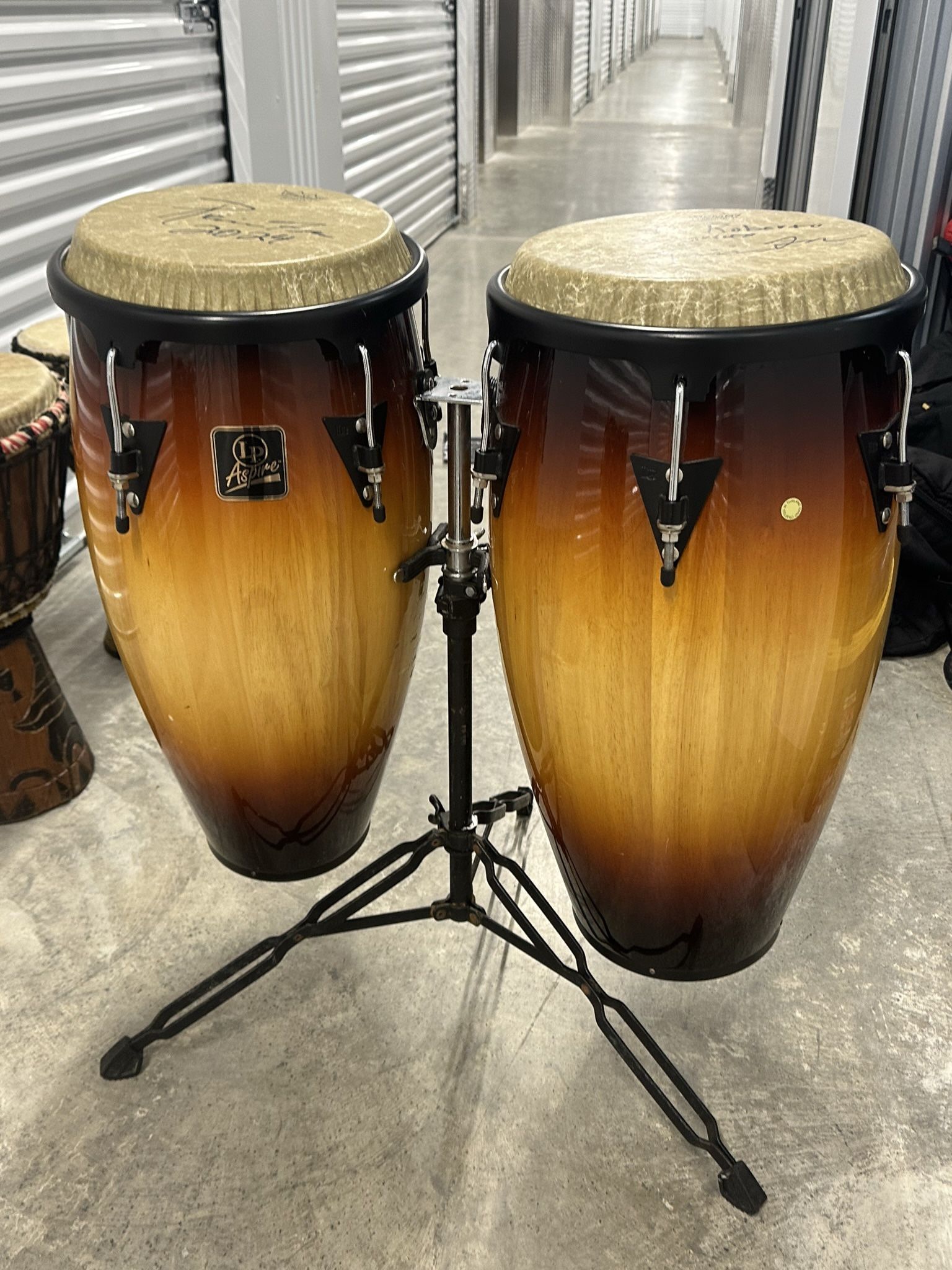 Congas LP Aspire & Bongos Pearl Bobby Allende