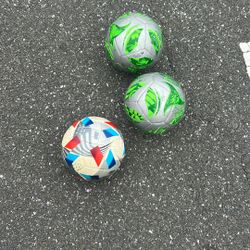 3 MLS balls 