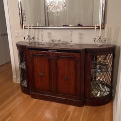  Reduced Price Vintage Buffet- Leave As Is OR SAND AND PAINT A GORGEOUS COLOR TO HAVE A COOL ANTIQUE PIECE