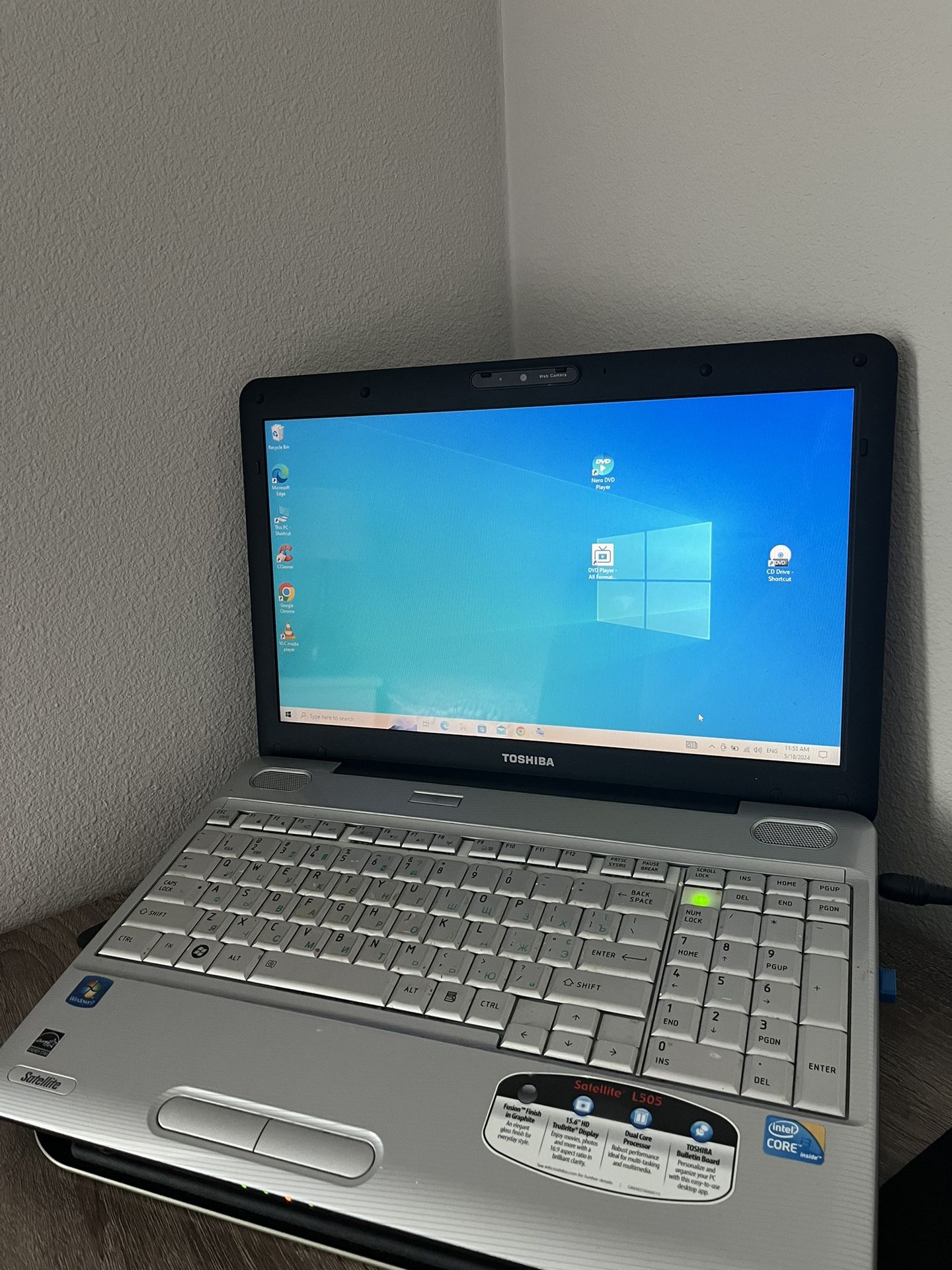 Toshiba Satellite L505