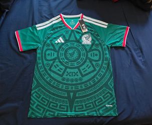 Mexico El Tri Men's Green Home Soccer Jersey - Size S M L & XL