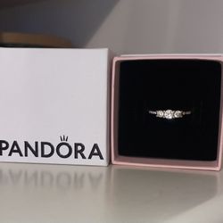Pandora Silver Ring Size 7