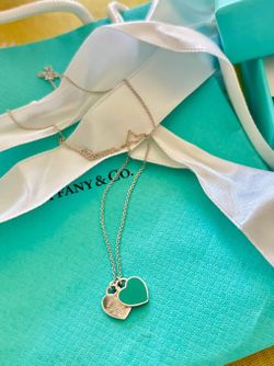 Tiffany & Co hearts necklace 45cm