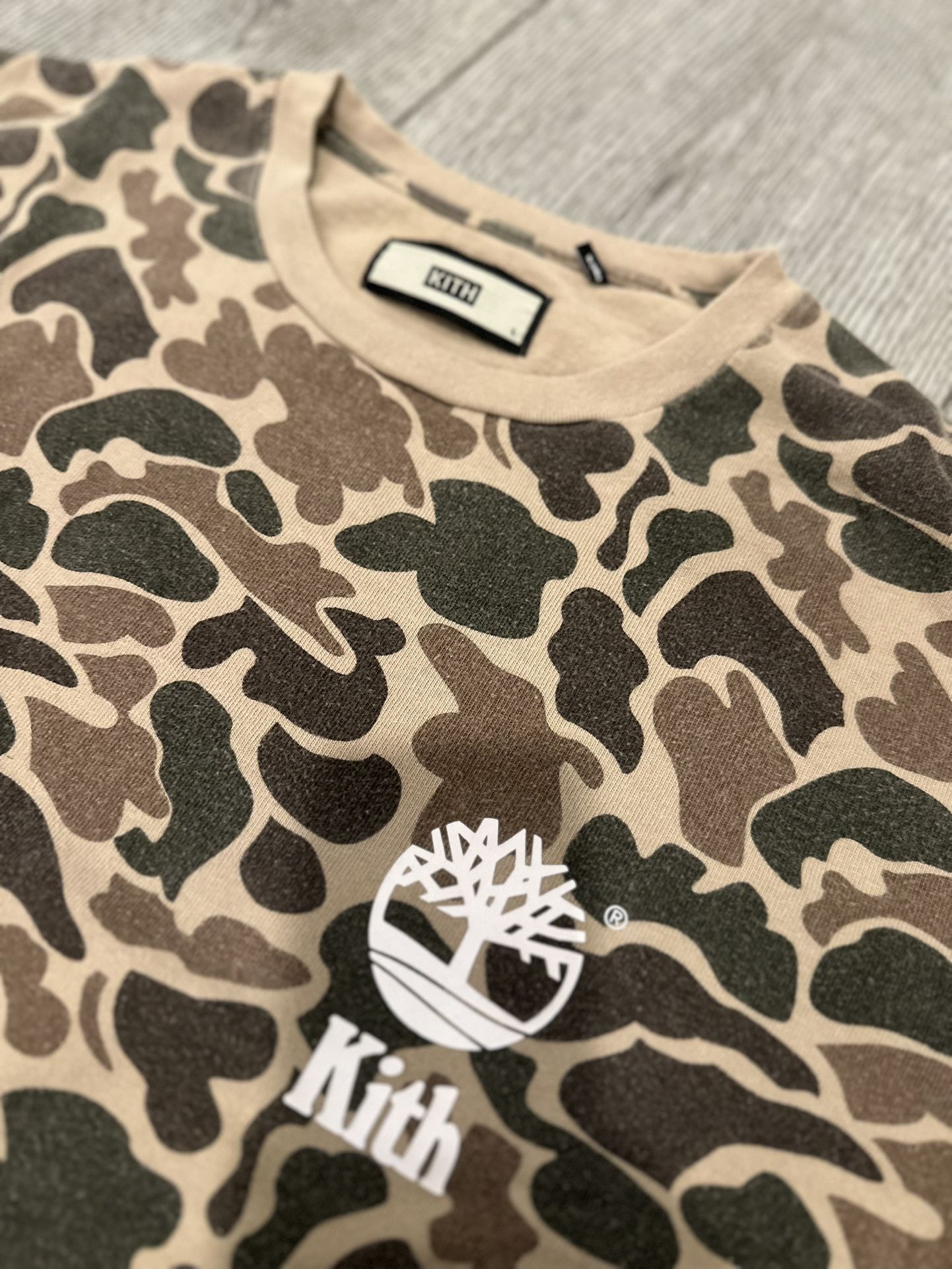 Kith Timberland Large Crew Neck Camo
