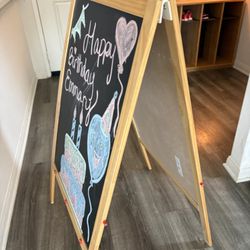 Chalkboard And Whiteboard Easel Kids