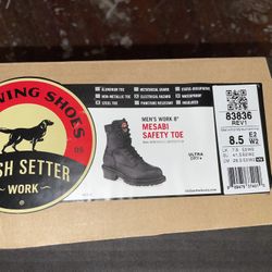 Like New, 8”steel Toe Redwing Boots