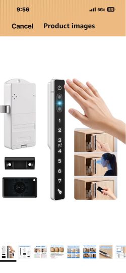 Brand New Smart Baby proof cabinet/locker lock/handle w/face/palm vein recognition