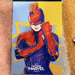 Captain Marvel Promo Poster Marvel Studios 